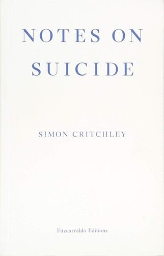 Cover of 'Notes on Suicide' by Simon Critchley