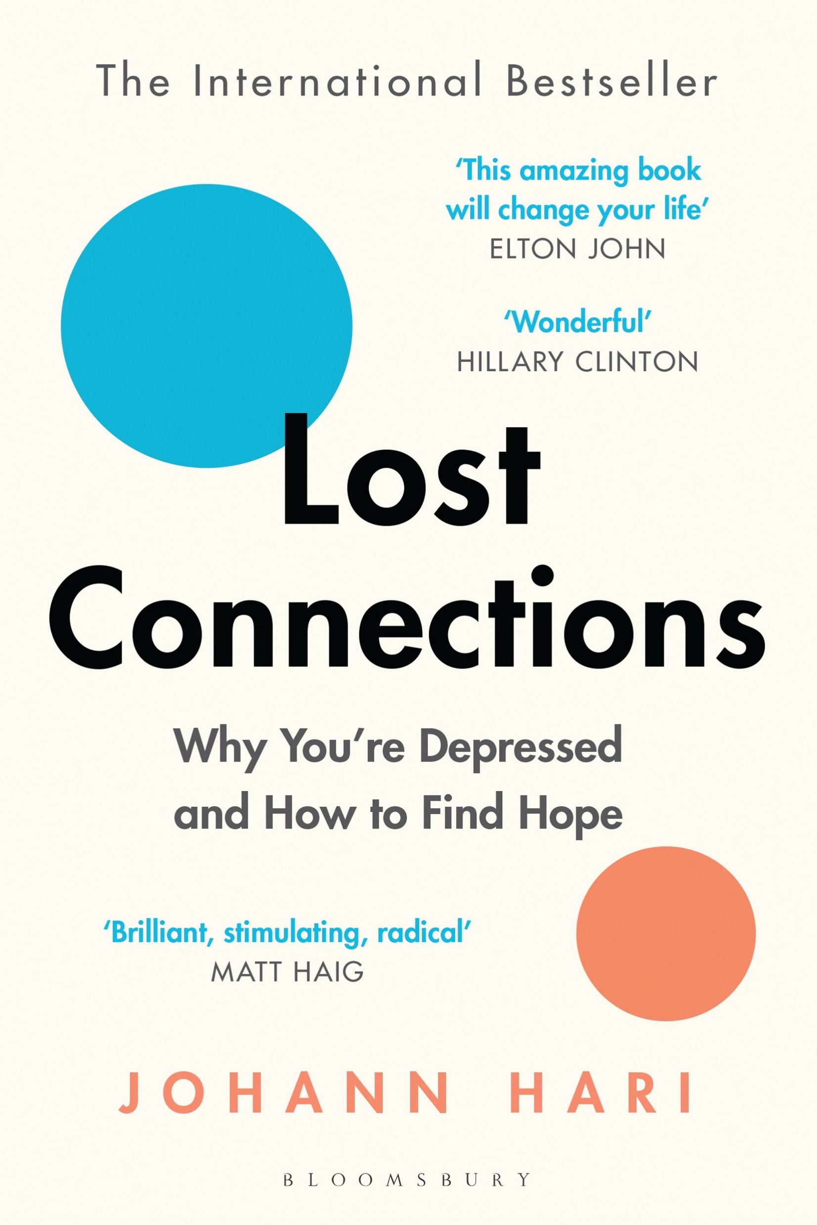 Cover of 'Lost Connections Uncovering the Real Causes of Depression - and the Unexpected Solutions' by Johann Hari