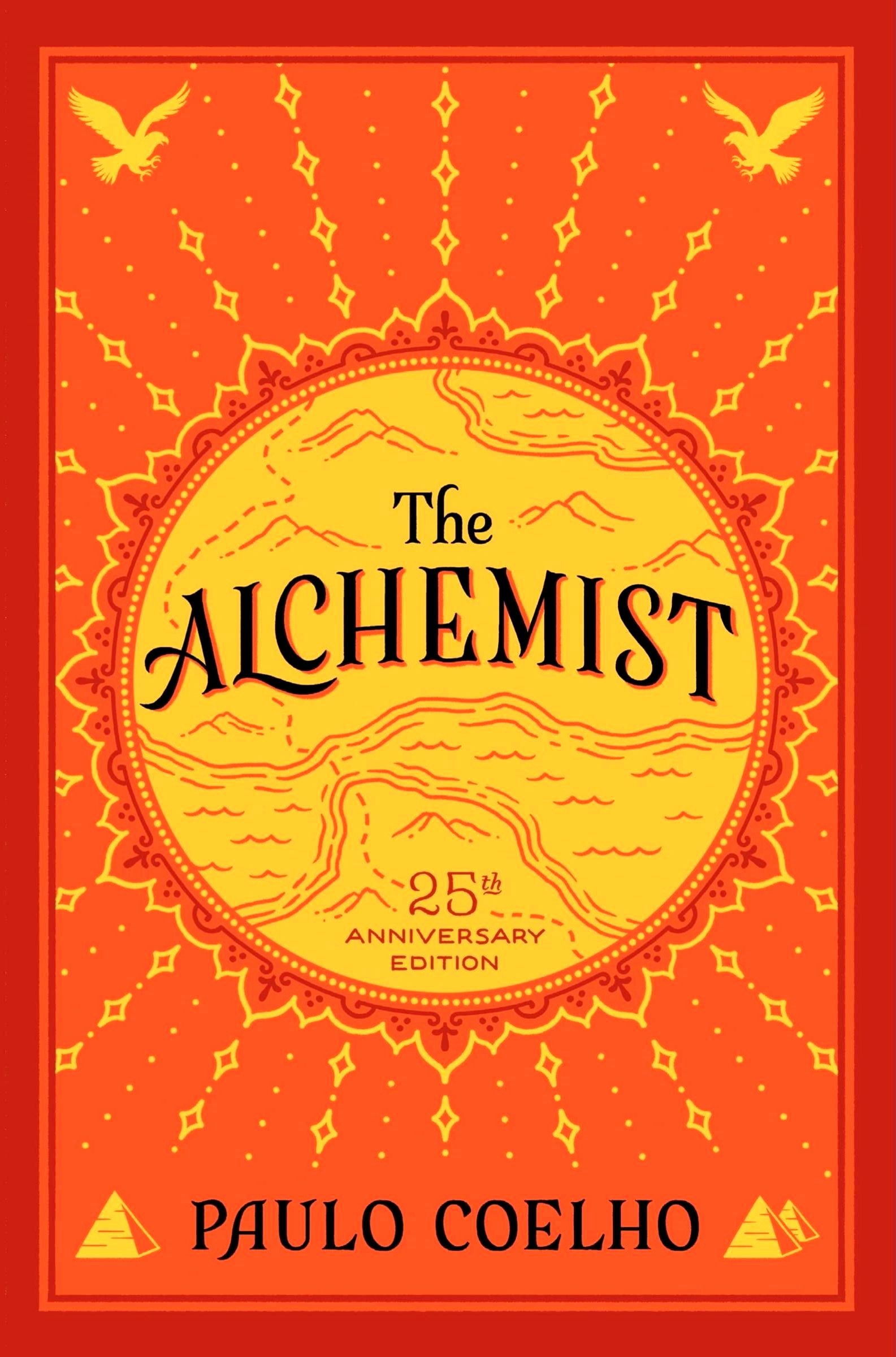 Cover of 'The Alchemist' by Paulo Coelho
