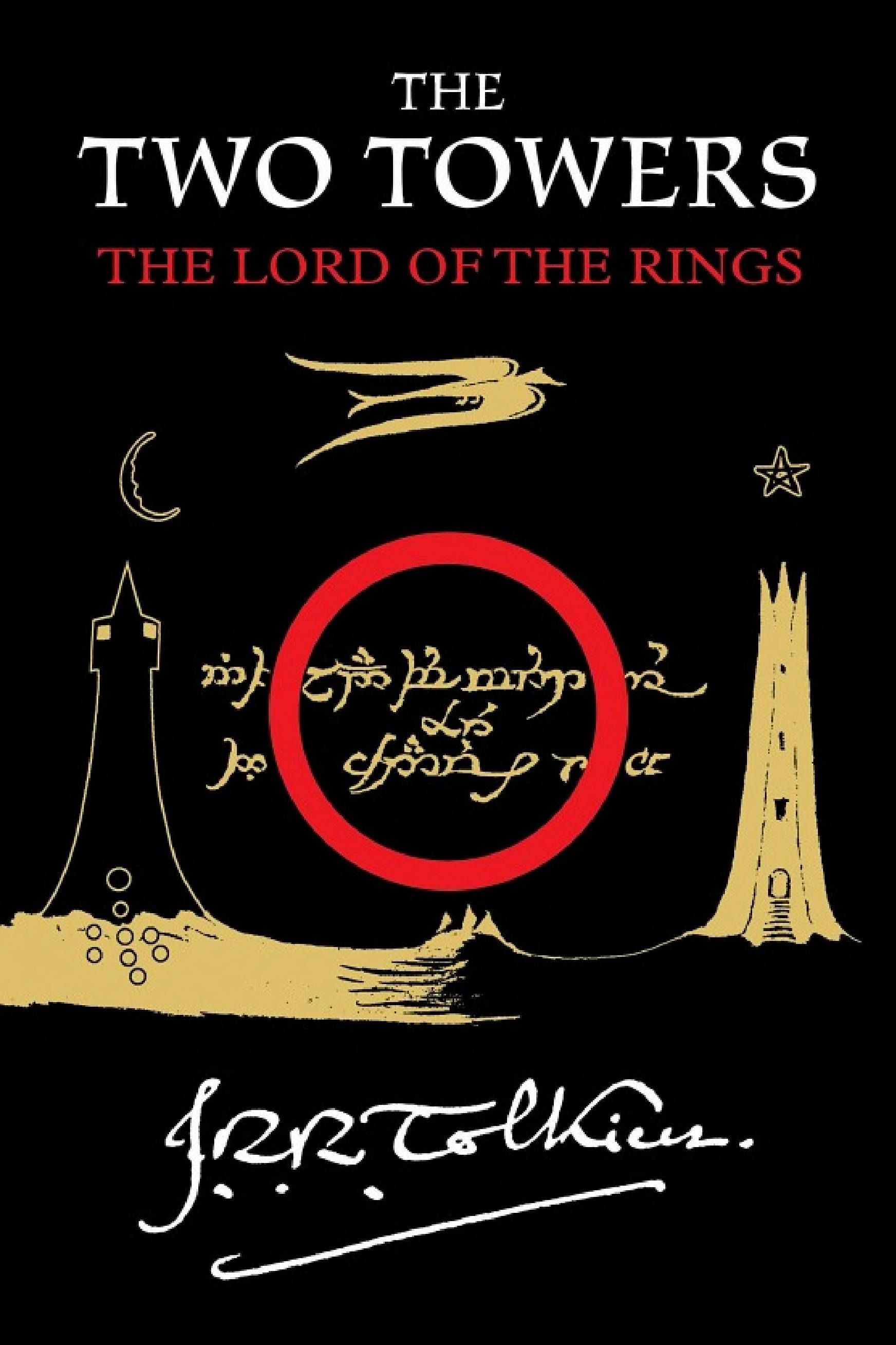 Cover of 'The Two Towers' by J.R.R. Tolkien