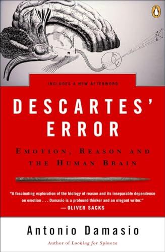 Cover of 'Descartes' Error: Emotion, Reason and the Human Brain' by António R. Damásio