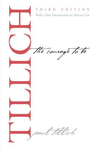 Cover of 'The Courage to Be' by Paul Tillich