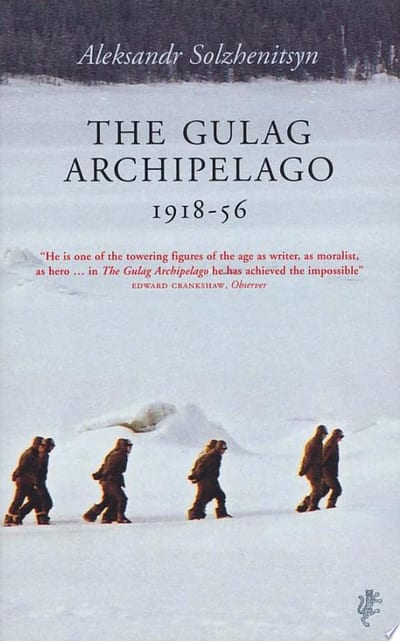 Cover of 'The Gulag Archipelago, 1918-1956, Volume 1: An Experiment in Literary Investigation, Books I-II' by Aleksandr Solzhenitsyn, Alexander Solzjenitsyn, Dick Peet (Translator) Cover of 'The Gulag Archipelago, 1918-1956, Volume 1: An Experiment in Literary Investigation, Books I-II' by Aleksandr Solzhenitsyn, Alexander Solzjenitsyn, Dick Peet (Translator)